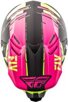 Fly Racing - Fly Racing F2 Carbon Forge MIPS Helmet - 73-4239-7-L - Matte Neon Pink/Hi-Vis/Black - Large - Image 4
