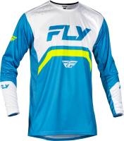 Fly Racing - Fly Racing Rayce Bicycle Youth Jersey - 378-052YS - Blue/White/Lime Green - Small - Image 1