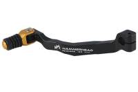 Hammerhead Designs - Hammerhead Designs Shifter Lever Kit with Rubber Shifter Tip (+20mm Offset) - Black/Gold - 01-0456-11-50 - Image 1