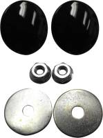 LA Choppers - LA Choppers Fairing Mirror Hole Plugs - Black - LA-9001-00B - Image 1