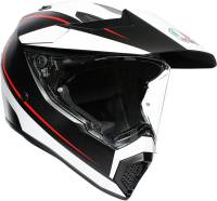 AGV - AGV AX-9 Graphics Helmet - 7631O2LY00305 - Matte Black/White/Red - Small - Image 1