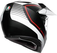 AGV - AGV AX-9 Graphics Helmet - 7631O2LY00305 - Matte Black/White/Red - Small - Image 4