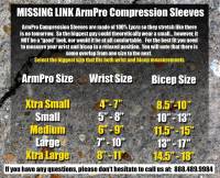 Missing Link - Missing Link Armpro Sleeves - APWTES - Solid White - X-Small - Image 2