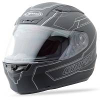 G-Max - G-Max FF88 Derk Helmet - G1880397 TC-12F - Flat Black/Silver - X-Large - Image 1