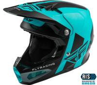 Fly Racing - Fly Racing Formula Origin Helmet - 73-4407-4 - Black/Teal - X-Small - Image 1