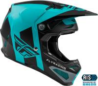Fly Racing - Fly Racing Formula Origin Helmet - 73-4407-4 - Black/Teal - X-Small - Image 4