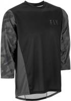 Fly Racing - Fly Racing Ripa 3/4 Sleeve Jersey - 352-8096M - Black/Gray Camo - Medium - Image 1