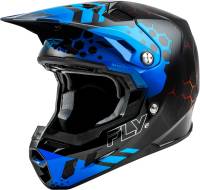 Fly Racing - Fly Racing Formula CC Tektonic Helmet - 73-4330L - Black/Blue/Red - Large - Image 1