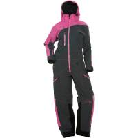 DSG - DSG Drop Seat Womens Monosuit - 99335 - Pink/Gray - Large - Image 1