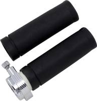 Drag Specialties - Drag Specialties Dual-Cable Throttle/Grip Assembly - Chrome - 12-0914DA-BC324 - Image 1