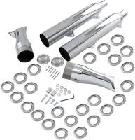 SuperTrapp - SuperTrapp Fishtail Slip-Ons - Chrome - 628-78056 - Image 1