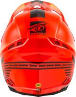 Fly Racing - Fly Racing F2 Carbon MIPS Cold Weather Shield Helmet - 73-4905-9 - Hi-Vis Orange - 2XL - Image 2