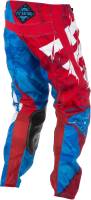 Fly Racing - Fly Racing Kinetic Outlaw Youth Pants - 371-53226 - Red/Blue - 26 - Image 4