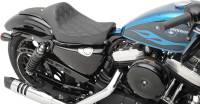 Drag Specialties - Drag Specialties Cafe Style Solo Front Seat - Double Diamond Stitch - 0804-0674 - Image 2