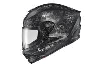 Scorpion - Scorpion EXO-R420 Shake II Helmet - 42-2223 - Black/White - Small - Image 1