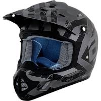 AFX - AFX FX-17Y Attack Youth Helmet - 0111-1398 - Frost Gray/Matte Black - Large - Image 1