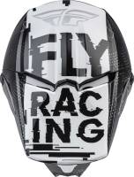 Fly Racing - Fly Racing Kinetic Scan Youth Helmet - F73-3491YL - Black/White - Large - Image 3