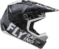 Fly Racing - Fly Racing Kinetic Scan Youth Helmet - F73-3491YL - Black/White - Large - Image 4