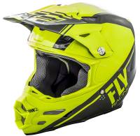 Fly Racing - Fly Racing F2 Carbon Rewire Helmet - 73-4160-1-XS - Hi-Vis/Black - X-Small - Image 1