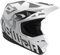 Answer - Answer AR1 Bold Youth Helmet - 447756 - White/Black - Large - Image 1
