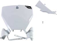 Acerbis - Acerbis Raptor Front Number Plate - White 20 - 2791476811 - Image 1