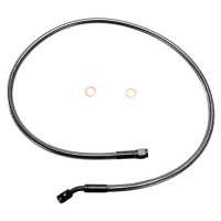Magnum - Magnum Black Pearl Designer Series ABS Front Upper Brake Line - 10mm., 35deg. Banjo - 32in. - AS47132 - Image 1
