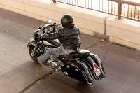 Mustang - Mustang Studded Wide Touring Solo Seat With Backrest - Black - 79762 - Image 5