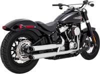 Vance & Hines - Vance & Hines Twin Slash 3in. Slip-On Mufflers - Chrome - 16875 - Image 1
