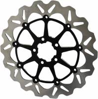 Galfer Brakes - Galfer Brakes Front Brake Wave Rotor - 12.5iin. - Full Floating with Chrome Aluminum Carrier - DF680CWS-C - Image 2
