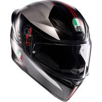 AGV - AGV K1 S Lap Helmet - 2118394003-034-XXL - Matte Black/Gray/Red - 2XL - Image 1