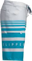 Slippery - Slippery Glide Boardshorts - 3230-0249 - Gray/Aqua - 44 - Image 2