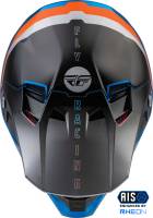 Fly Racing - Fly Racing Formula CC Driver Helmet - 73-4312L - Blue/Orange/Black - Large - Image 3