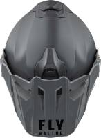 Fly Racing - Fly Racing Trekker Solid Helmet - 73-7020L - Gray - Large - Image 3