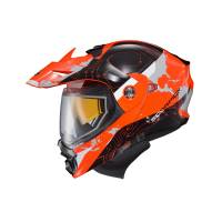 Scorpion - Scorpion EXO-AT960 Topographic Helmet with Dual Lens Shield - 96-1037-SD - Hi-Vis Orange - 2XL - Image 1