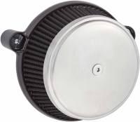 Arlen Ness - Arlen Ness Big Sucker Stage I Air Filter Kit - Brushed Stainless - Red Filter - 18-344 - Image 2