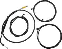 LA Choppers - LA Choppers Complete Plug and Play Cable Kit - Midnight Braided - LA-8056KT3-19M - Image 1