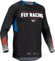 Fly Racing - Fly Racing Evolution Dst Jersey - 376-1212X - Black/Gray/Blue - 2XL - Image 1