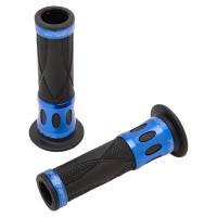 Pro Grip - Pro Grip 728 Anodized Road/Scooter Grips - Blue/Black - 728BU - Image 1