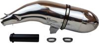BikeMan Performance - BikeMan Performance Performance Single Pipe - Ceramic Chrome - 01-328-C - Image 2