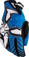 Moose Racing - Moose Racing Agroid Pro Gloves - 3330-8115 - Blue/Black - Small - Image 1