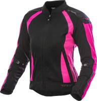 Fly Racing - Fly Racing CoolPro Womens Mesh Jacket - 477-8058-2 - Pink/Black - Small - Image 1