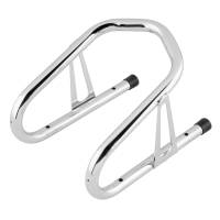 BikeMaster - BikeMaster Wheel Chock - 6.5in. - Chrome - 152275 - Image 1