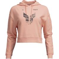 Thor - Thor Iconic Pullover Crop Womens Hoodie - 3051-1249 - Pink - Small - Image 1