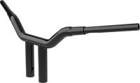 LA Choppers - LA Choppers One-Piece Kage Fighter Handlebars - 10in. Rise - Gloss Black - LA-7343-10B - Image 2