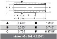 Kibblewhite Precision - Kibblewhite Precision Manganese Bronze Intake Valve Guide (+.004) - 20-2054M - Image 2