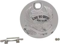 Drag Specialties - Drag Specialties Live to Ride Fuel Console Door - Chrome - 0703-0803 - Image 2