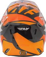 Fly Racing - Fly Racing Elite Guild Youth Helmet - 73-8608-1-YS - Orange/White/Black - Small - Image 2