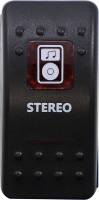 Moose Utility - Moose Utility On/Off Rocker Switch - Stereo - Red - 2106-0448 - Image 1