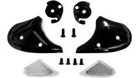 AFX - AFX Side Cover Kit for FX-50 Helmets - Flat Black - 0133-0580 - Image 1