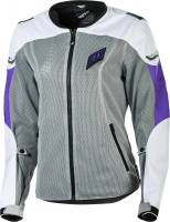 Fly Racing - Fly Racing Flux Air Womens Jacket - #6179 477-8048~3 - White/Purple - Medium - Image 1